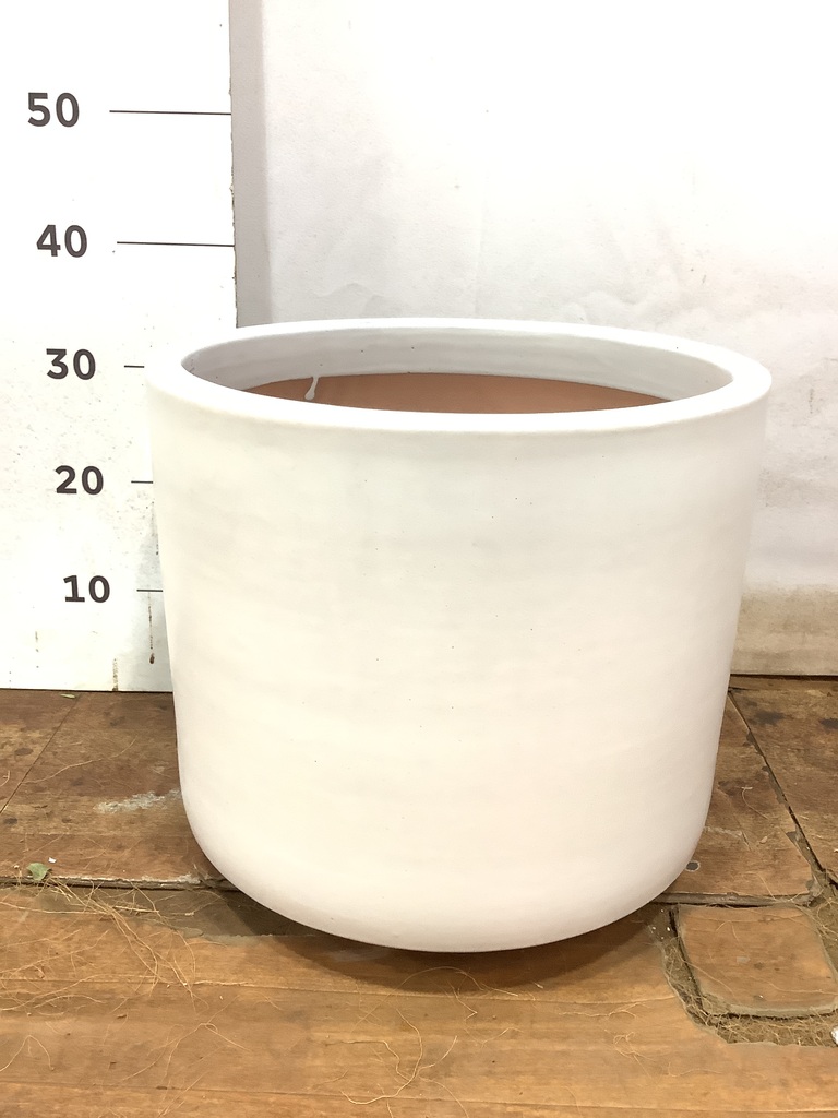 鈴木★KONTONコントンビトロ エンデカ★マット白釉薬ベース 鉢カバー 鉢カバー ビトロ エンデカ 10号鉢用 マット白釉 #KONTON VT