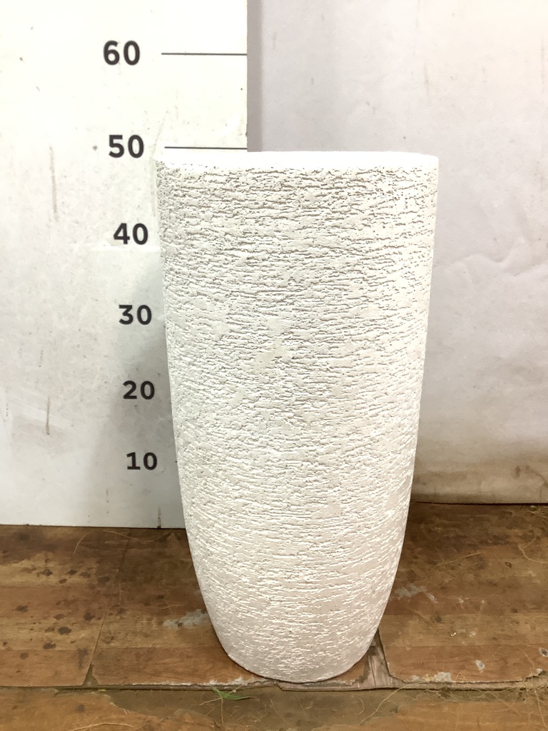 鉢カバー Eco Stone（エコストーン） トールタイプ6号鉢用 white #stem