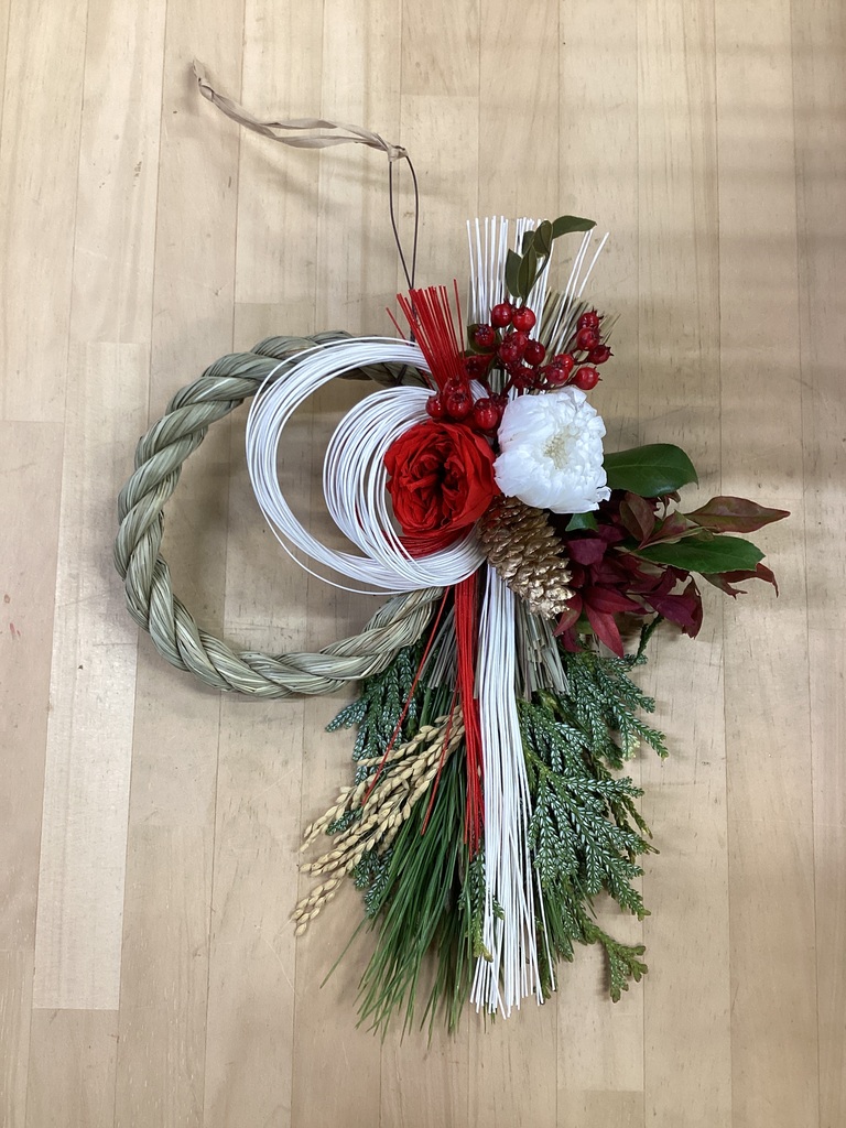 ちゃっきい　お花しめ縄 876ab1b2c6fe3b934167754e6eab6d