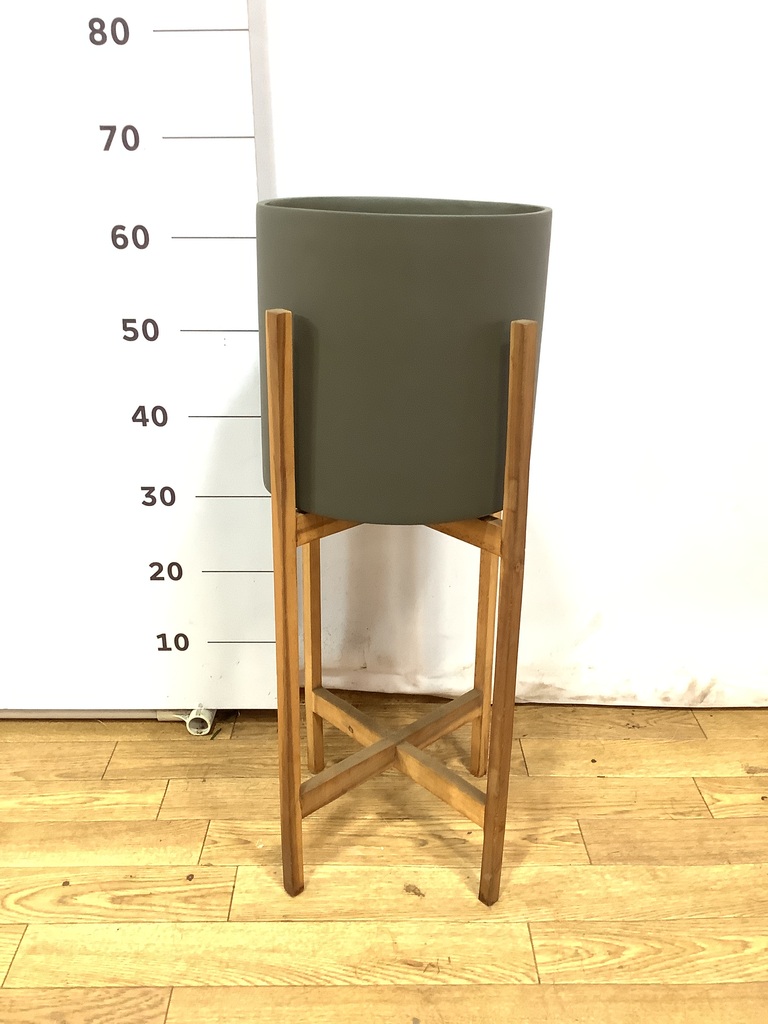 ★KONTONコントン ホルスト シリンダー オリーブ 26cm スタンド付 ☆KONTONコントン ホルスト シリンダー オリーブ 26cm スタンド