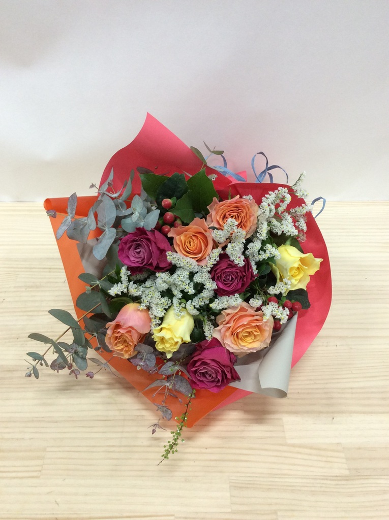 バラ 花束 ミックス M | 花束ならHitoHana(ひとはな)