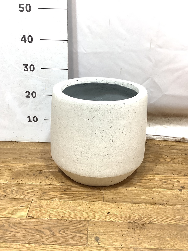 鉢カバー パボ ミドル 7号鉢用 オフホワイト #KONTON FS-PV2W31E | 鉢