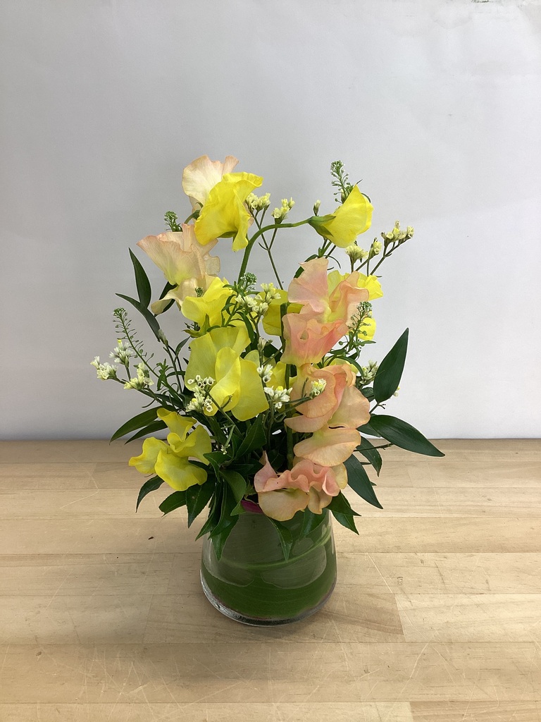 スイートピー❣️母の日アレンジ❣️夏のアレンジ❣️ マジカルウォーターアレンジ）スイートピー・ピンク | sarasa style