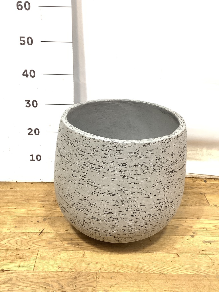 鉢カバー Eco Stone（エコストーン） 8号鉢用 Gray #stem F1806 | 鉢