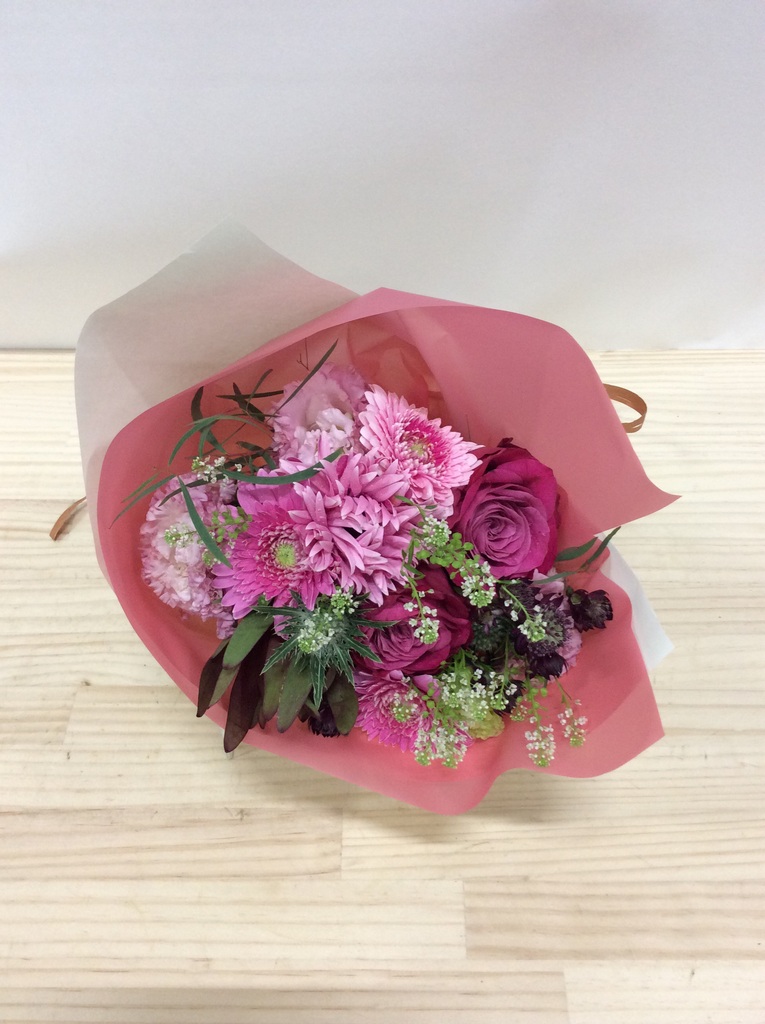 産地直送 ガーベラ ピンク 15本束／静岡 松下園芸からお届け | 花束