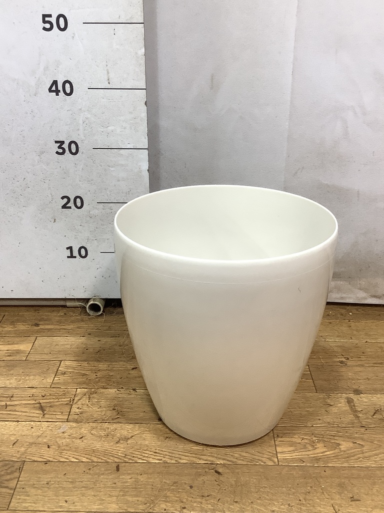鉢カバー ラスターポット 8号鉢用 white #アップルウェア 300型 鉢カバー ラスターポット 8号鉢用 white #アップルウェア 300型