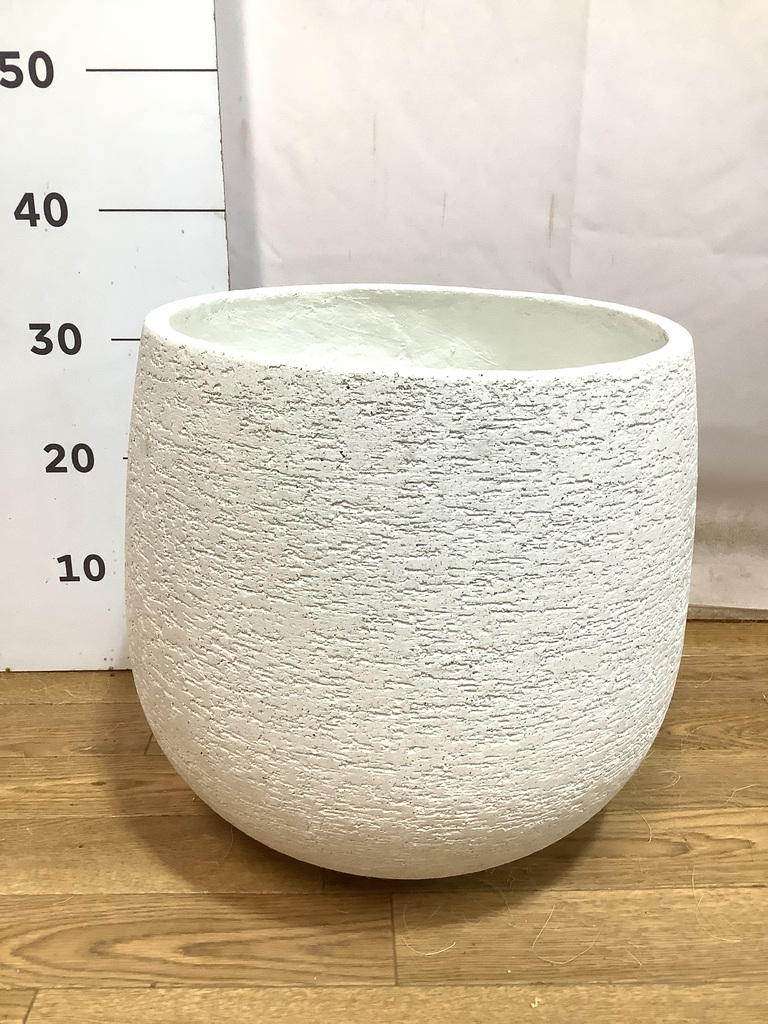 鉢カバー Eco Stone（エコストーン） 8号鉢用 white #stem F1806