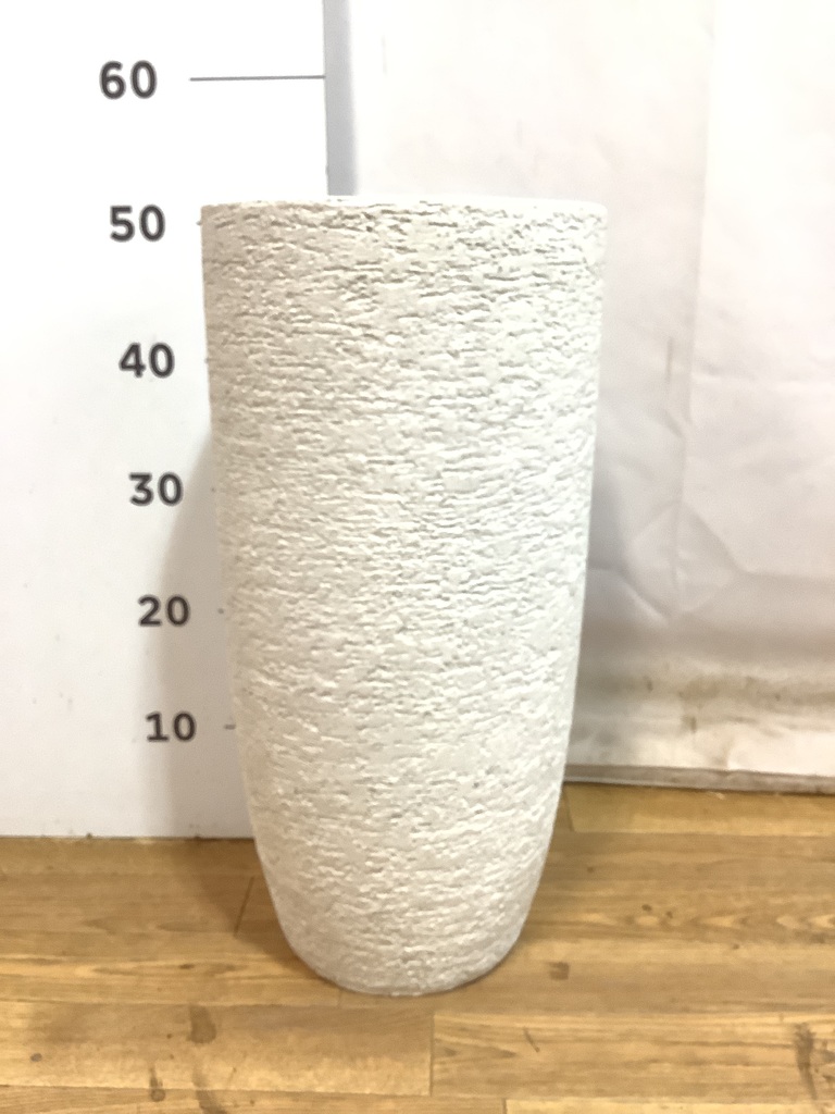 鉢カバー Eco Stone（エコストーン） トールタイプ6号鉢用 white #stem