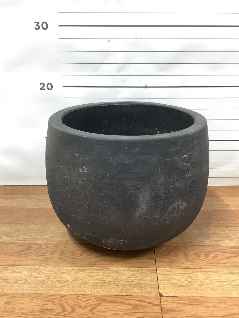 鉢カバー フリットバルーンアンティークブラック 5号鉢用 #GREENPOT EB 鉢カバー フリットバルーンアンティークブラック 5号鉢用 #GREENPOT EB