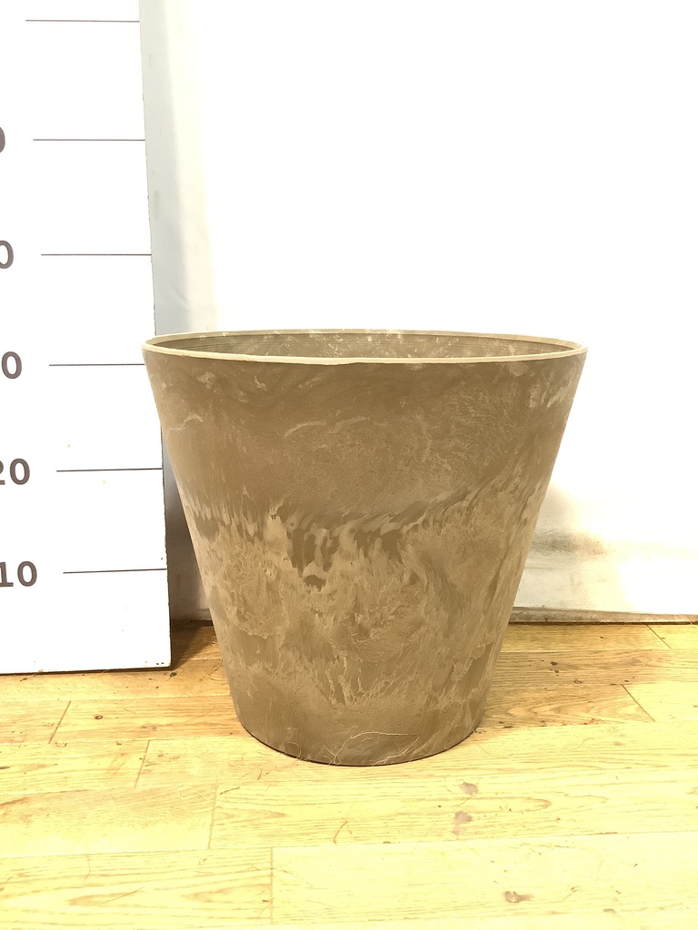 POT様おまとめ 鉢カバー アートストーン ラウンド 8号鉢用 ベージュ #GREENPOT