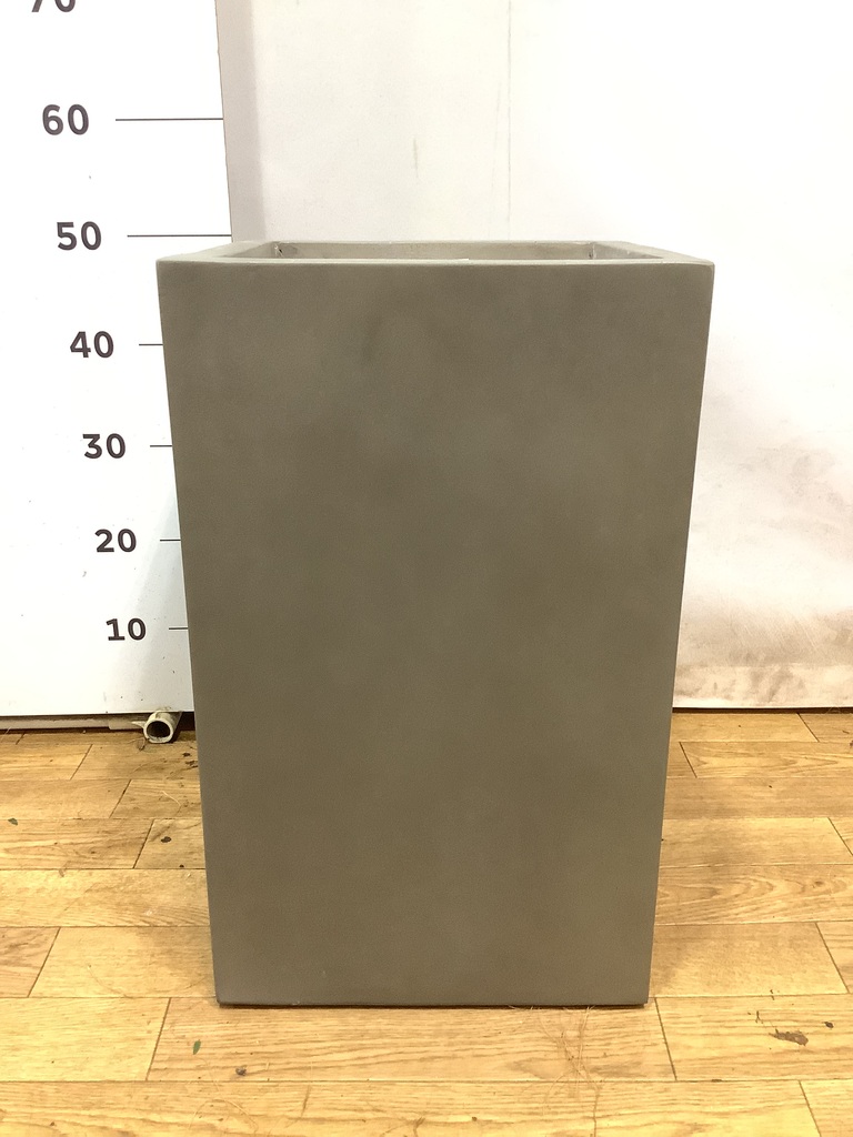 鉢カバー セドナロング 8号鉢用 グレイ #ミュールミル VG-002Gy | 鉢 