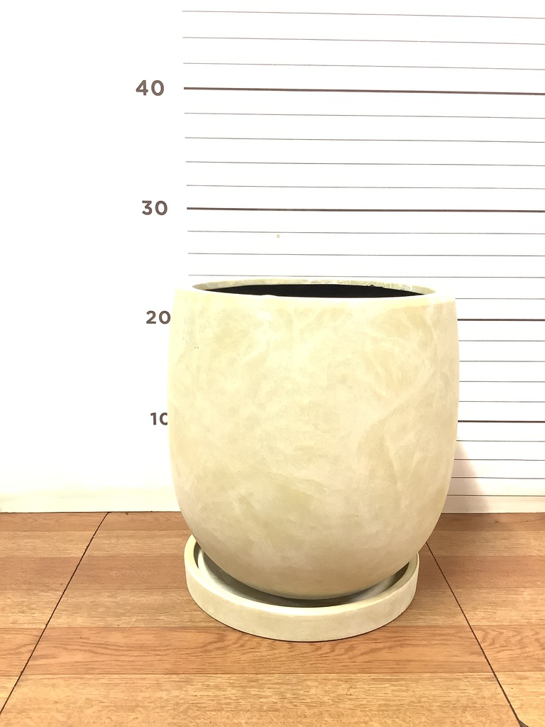 鉢カバー・植木鉢 アイルエッグ 6号鉢用 イエロー #GREENPOT YJ-1121YE