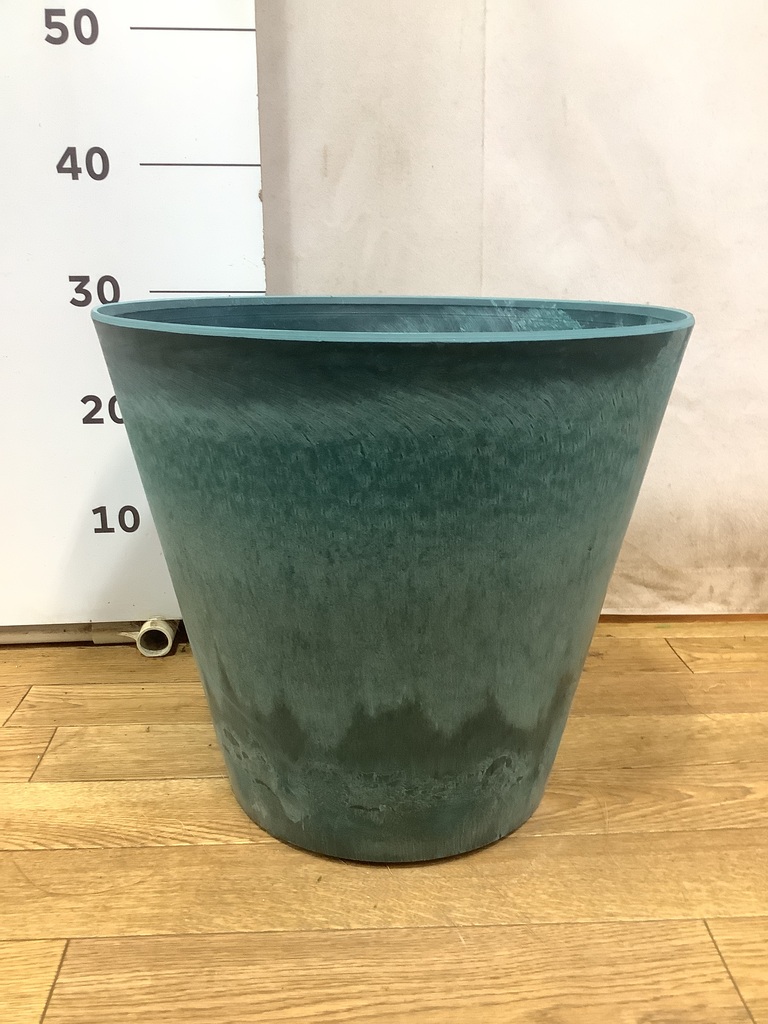 鉢カバー アートストーン ラウンド 8号鉢用 AZURE #GREENPOT AS