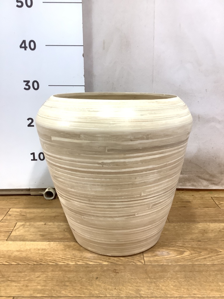 鉢カバー アルマ ミドル 8号鉢用 #KONTON AL-J04X33V | 鉢カバー