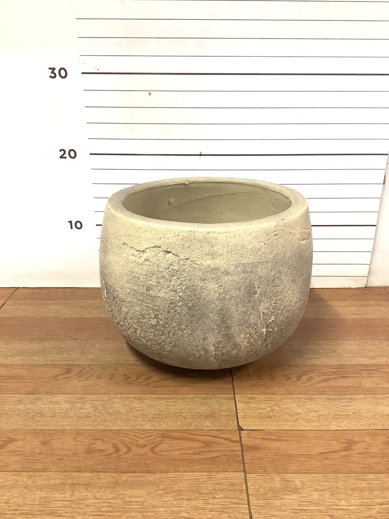 鉢カバー フリットバルーンアンティーククリーム 5号鉢用 #GREENPOT EB