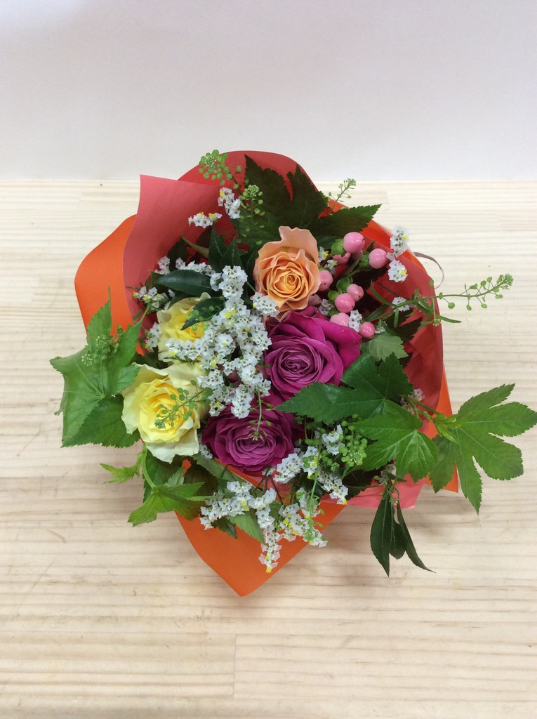 バラ 花束 ミックス S | 花束ならHitoHana(ひとはな)