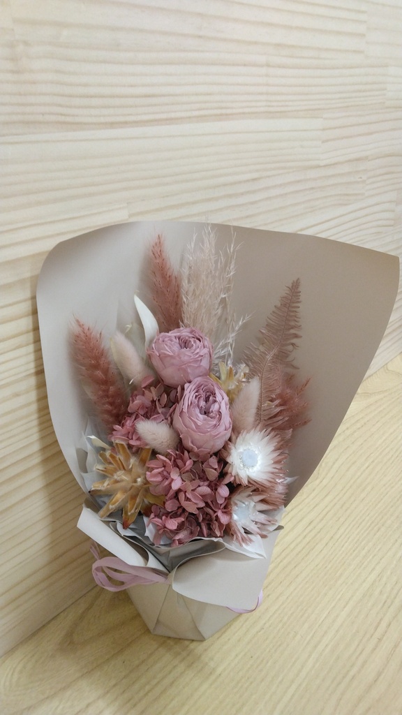 商談中　プリザーブドフラワーアレンジ　No.181 ピンク大きめアレンジ 商談中 プリザーブドフラワーアレンジ No.181 ピンク大きめアレンジ
