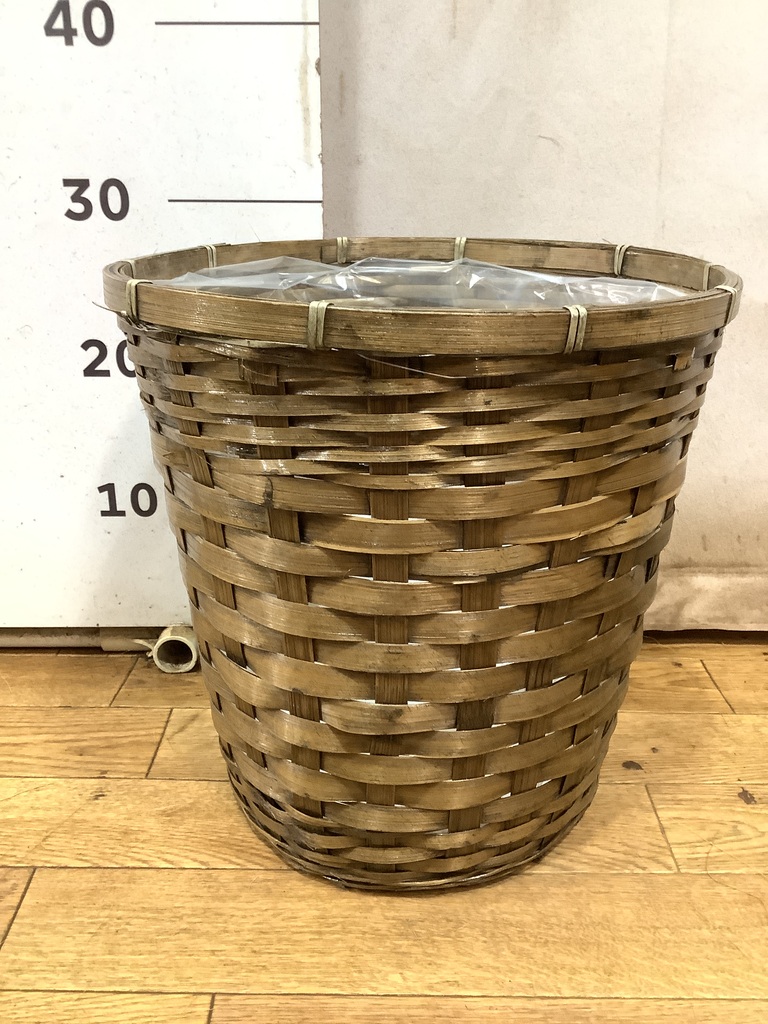 鉢カバー 竹バスケット 8号鉢用 VK-08 | 鉢カバー・植木鉢ならHitoHana