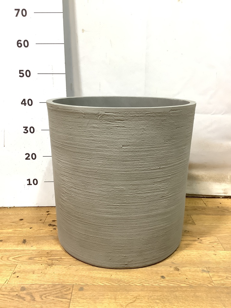 鉢カバー ソンク シリンダー 10号鉢用 ウォームグレー #KONTON SK
