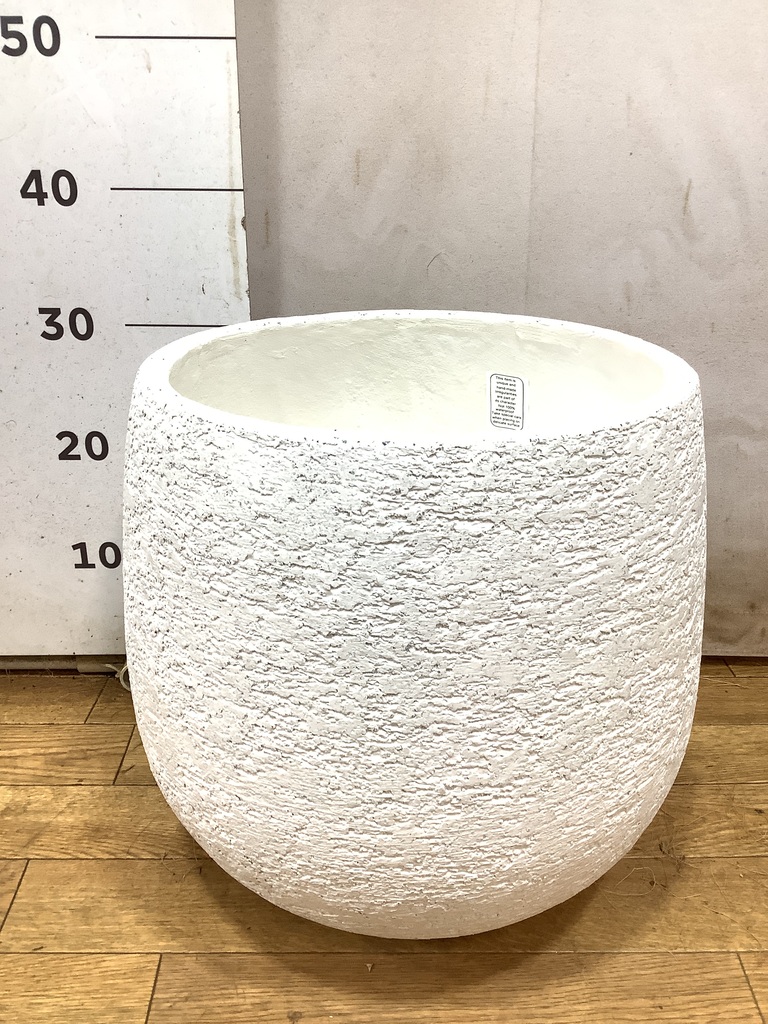 ACTUS 鉢カバーstemプランターカバー F1806Lサイズ　ホワイト アクタス stem プランターカバー 直径46cm LLサイズ ホワイト