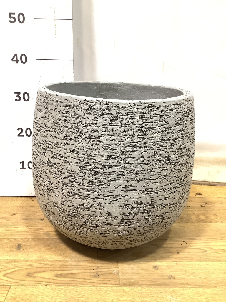 鉢カバー Eco Stone（エコストーン） 8号鉢用 Gray #stem F1806