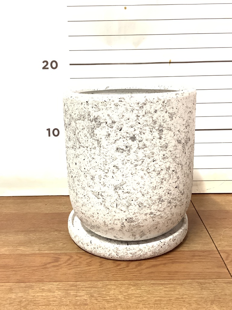 ミシュラン　ミシュランマン　スマイル　ボール　鉢カバー　植木鉢　食器 鉢カバー・植木鉢 ハピ 白 L 4号鉢用 #murmures CK-002LWh | 鉢