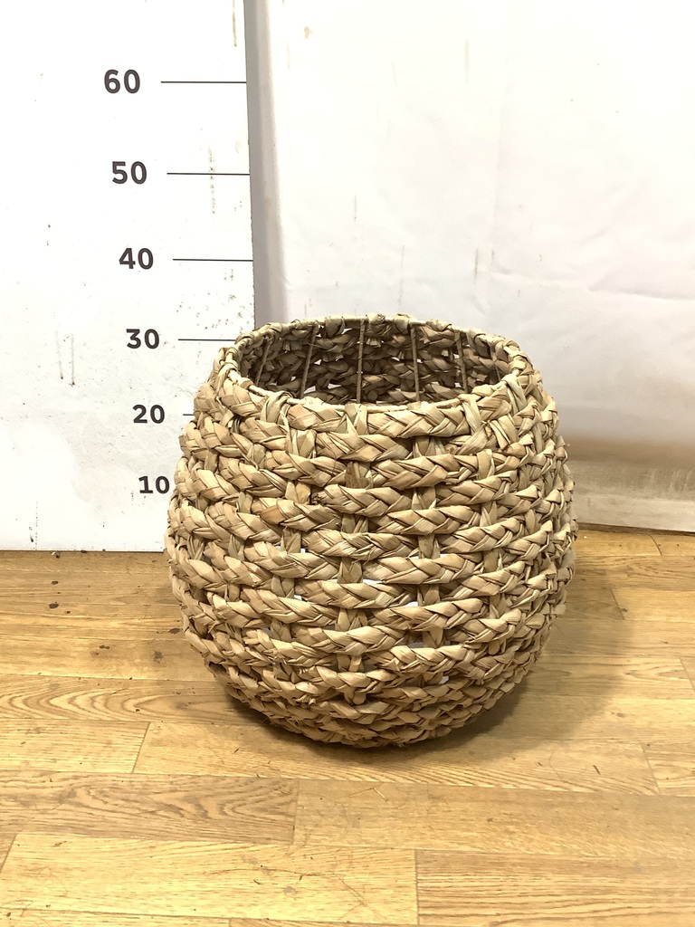 大鉢1 鉢カバー LushBasket（ラッシュバスケット） 8号鉢用 Natural