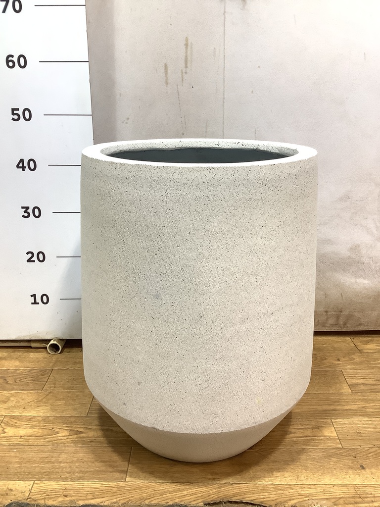 鉢カバー パボ トール 8号鉢用 オフホワイト #KONTON FS-PV1W40E