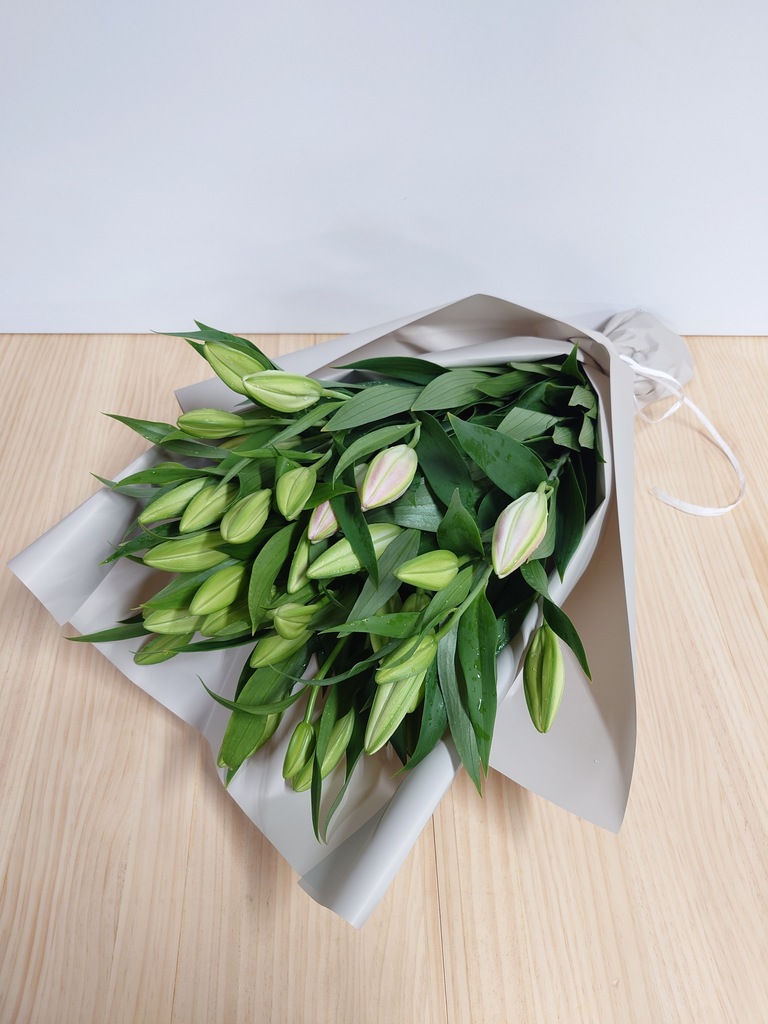 産地直送 オリエンタルユリ ミックス（ピンク5本・ホワイト5本