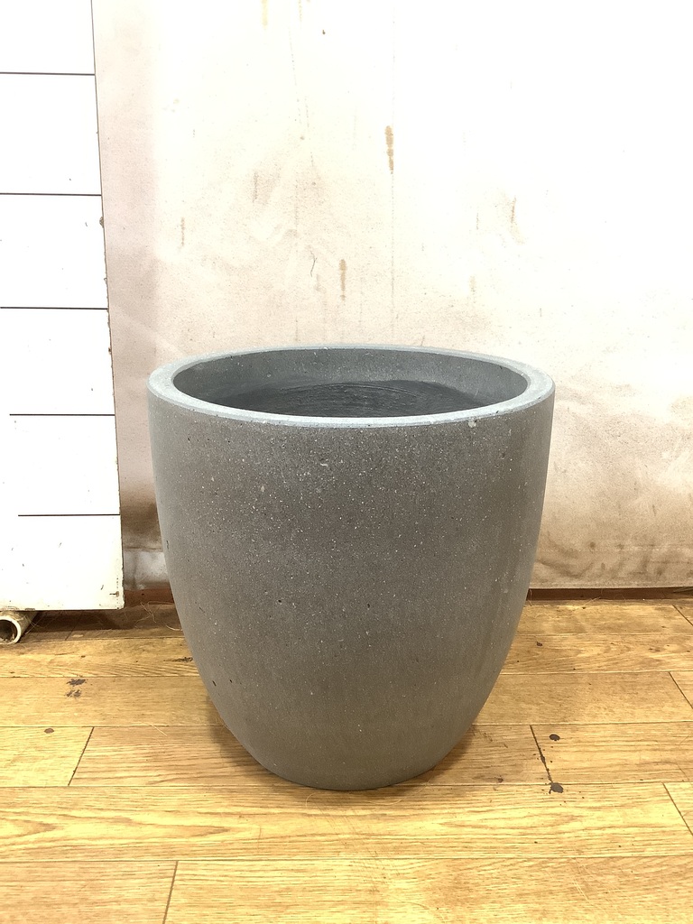 鉢カバー セメント・コンクリート 6号 | 観葉植物の鉢ならHitoHana