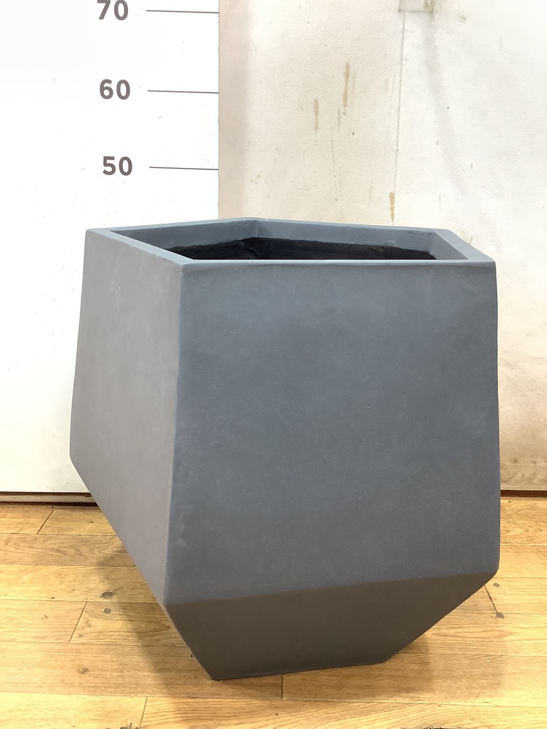 鉢カバー FiberCray（ファイバークレイ） 10号鉢用 Gray #stem F9802