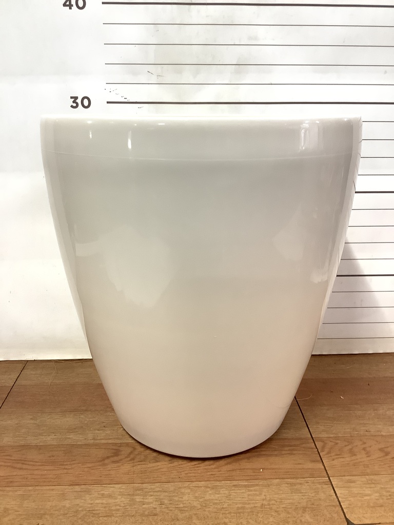 鉢カバー ラスターポット 7号鉢用 white #アップルウェア 265型 | 鉢