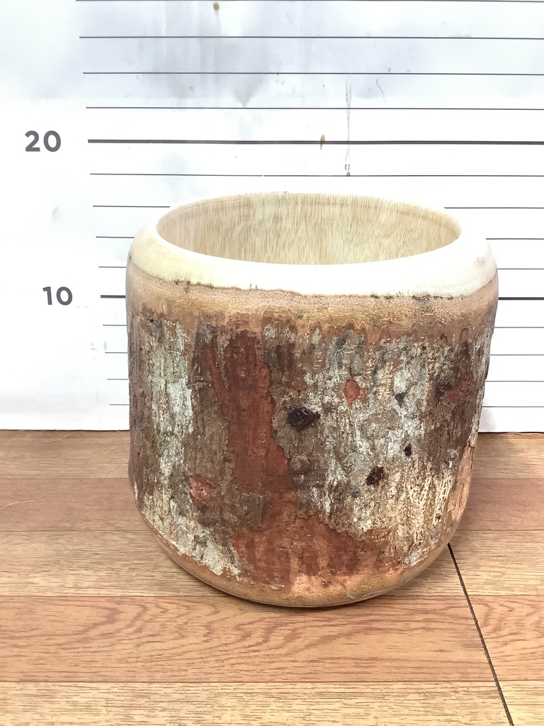 鉢カバー Mango Wood(マンゴーウッド) 4号鉢用 #stem W9712 | 鉢