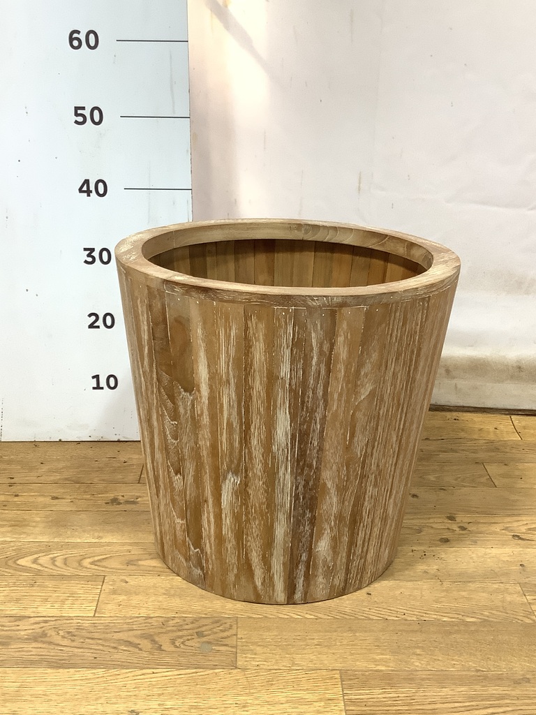 木製鉢・プランターカバー ナチュラルウッド 鉢カバー ウッドプランター 10号鉢用 #stem W1716 | 鉢カバー・植木鉢