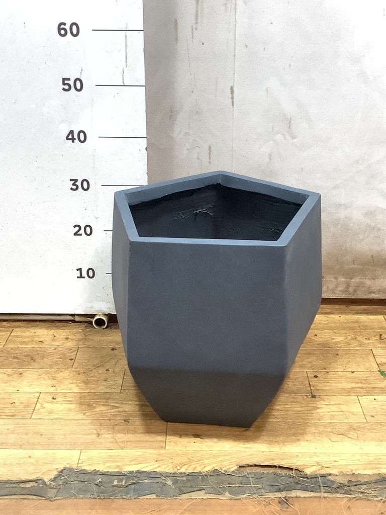 鉢カバー FiberCray（ファイバークレイ） 8号鉢用 Gray #stem