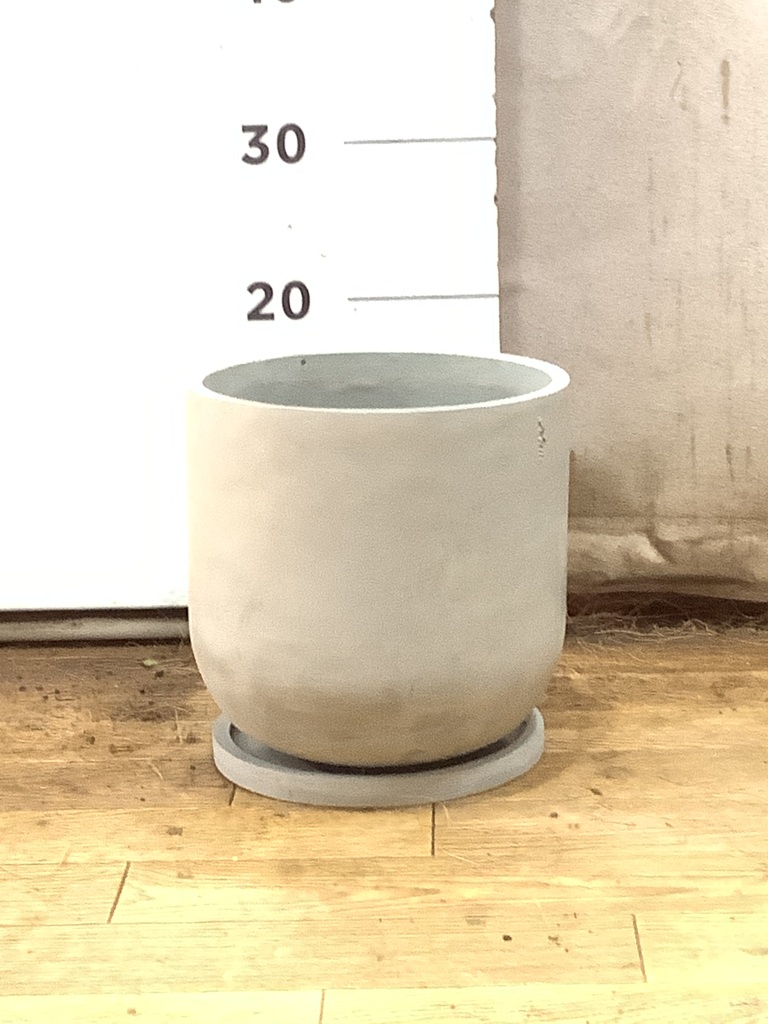 鉢カバー グレー 5号 | 観葉植物の鉢ならHitoHana