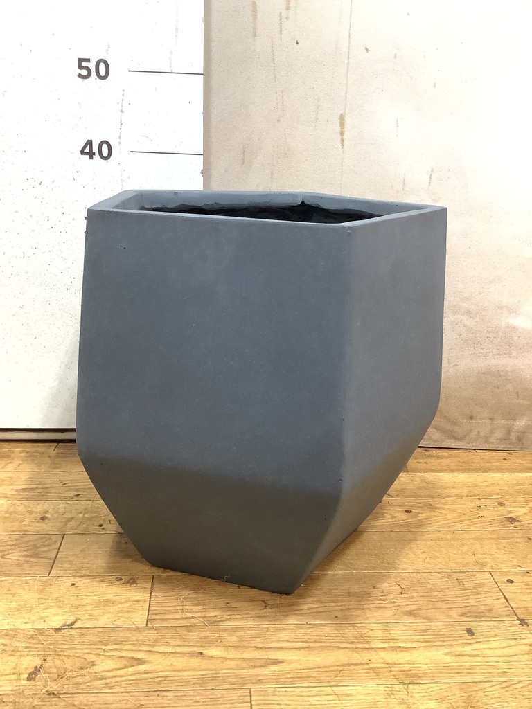 鉢カバー FiberCray（ファイバークレイ） 8号鉢用 Gray #stem F9801