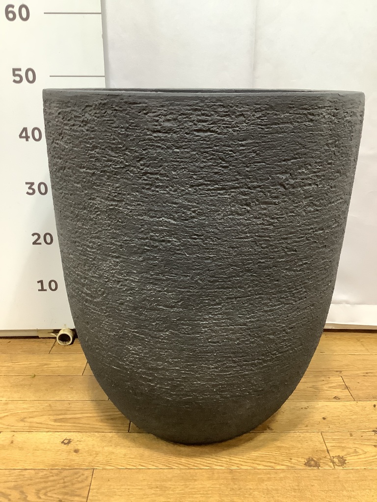 鉢カバー ビアスアルトエッグ 10号鉢用 ブラック #GREENPOT EB