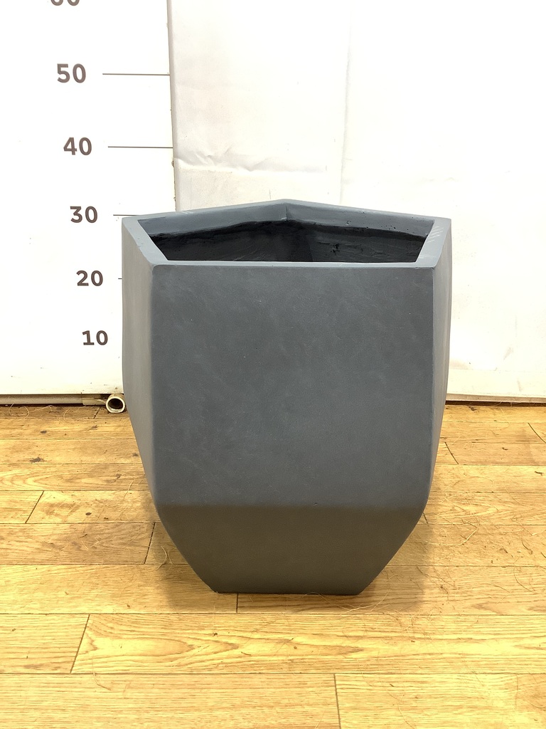 鉢カバー FiberCray（ファイバークレイ） 8号鉢用 Gray #stem F9801
