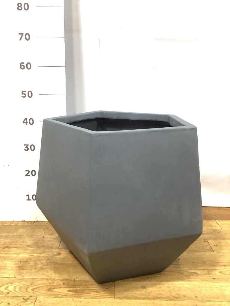 鉢カバー FiberCray（ファイバークレイ） 10号鉢用 Gray #stem F9802