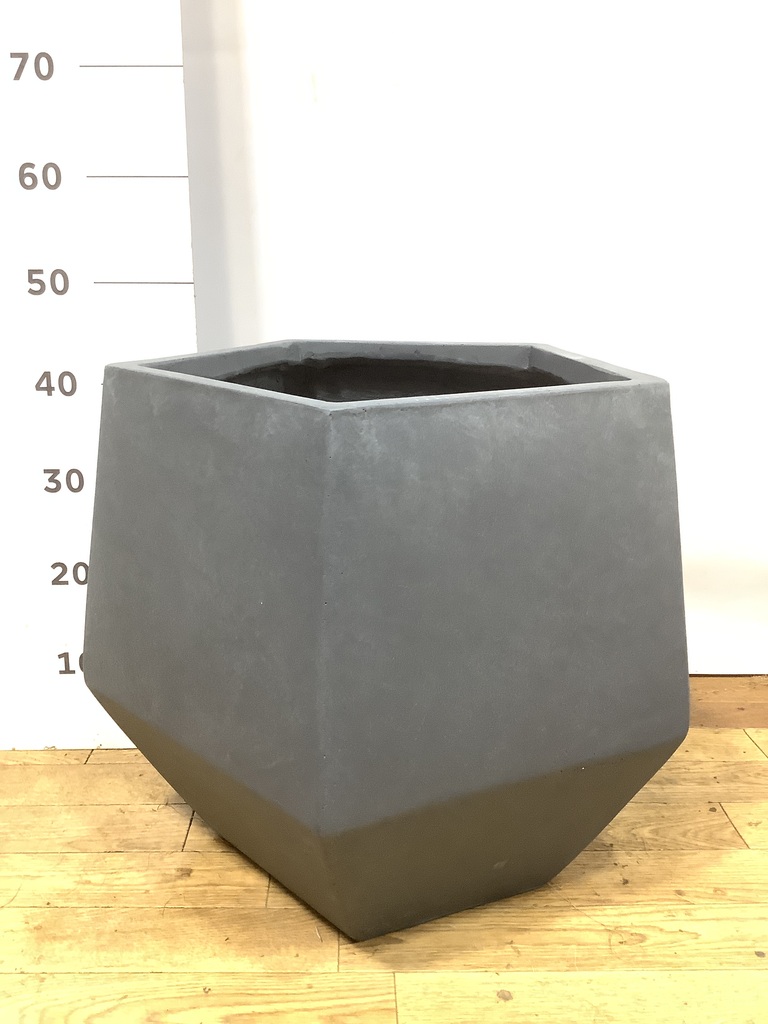 鉢カバー FiberCray（ファイバークレイ） 10号鉢用 Gray #stem F9802