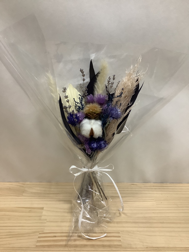 ドライフラワー ブーケスワッグ ブルーパープル系 S | ドライフラワー