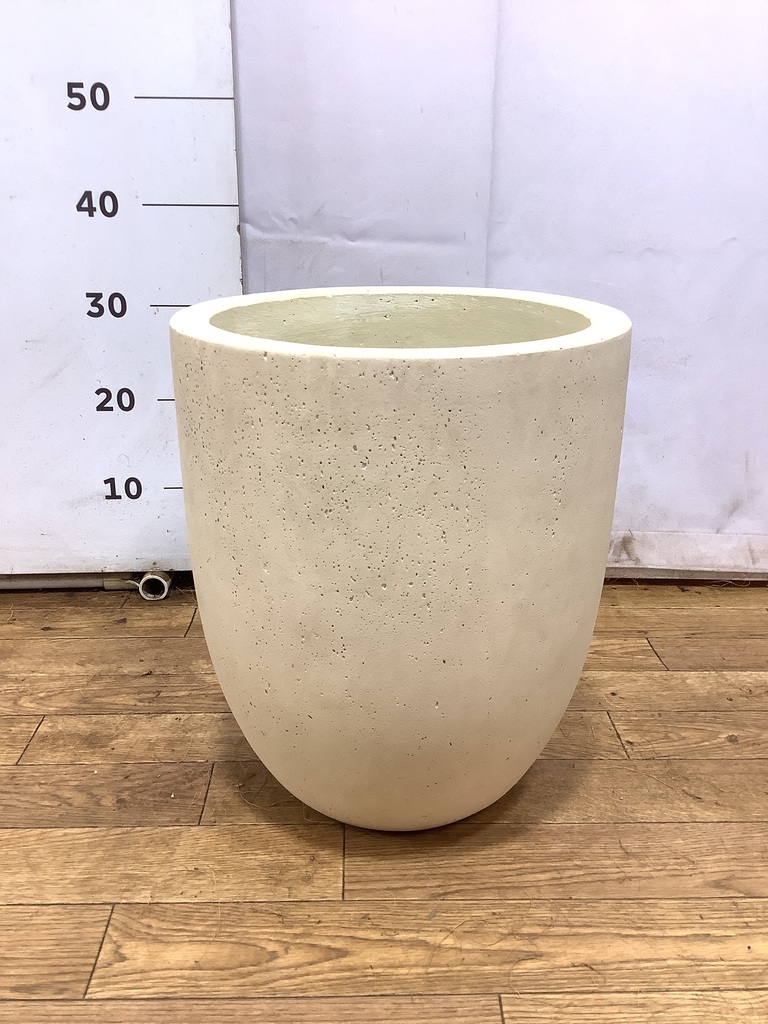 鉢カバー フォリオアルトエッグ 8号鉢用 クリーム #GREENPOT EB