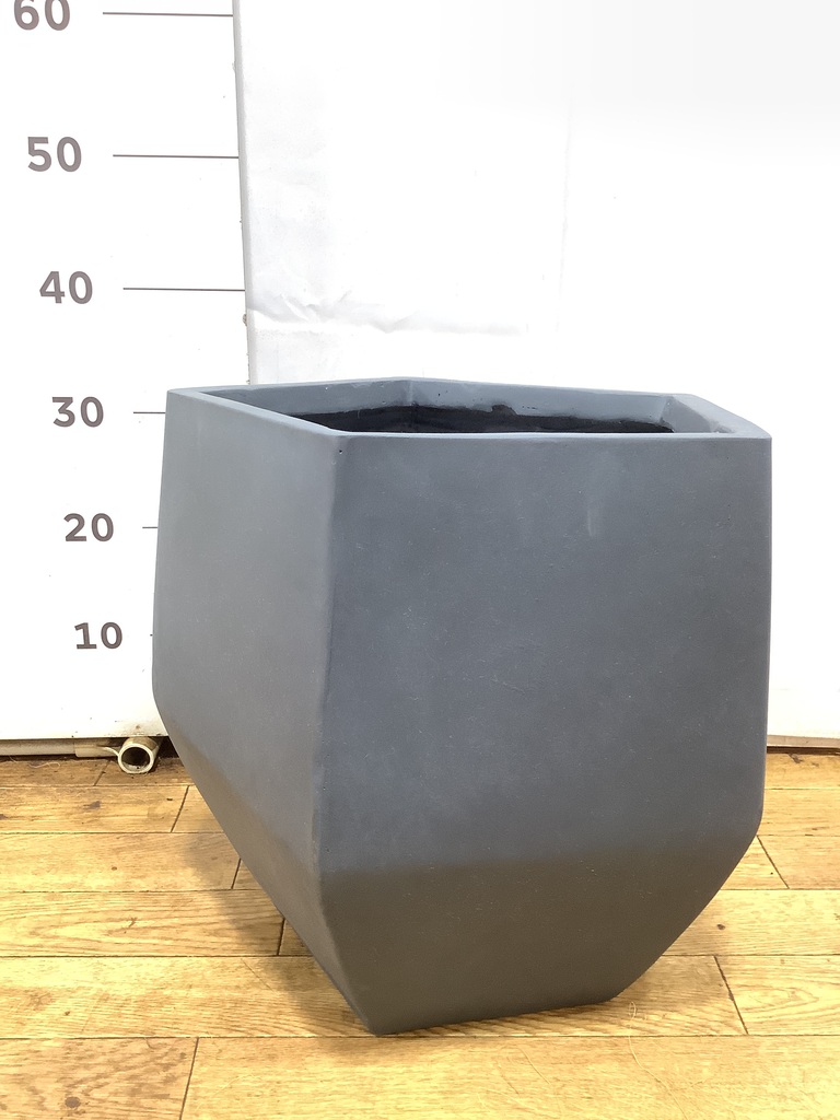 鉢カバー FiberCray（ファイバークレイ） 8号鉢用 Gray #stem F9801