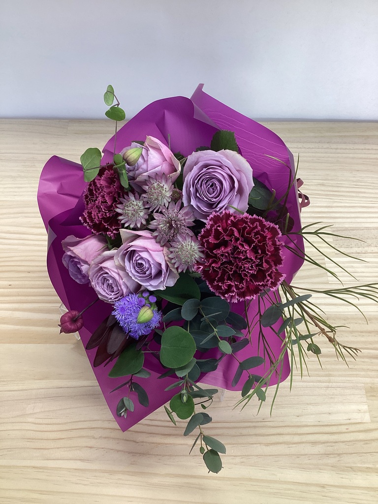 紫（パープル）のバラ | フラワーギフトの通販ならひとはな