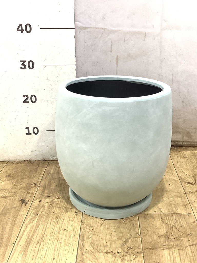鉢カバー・植木鉢 アイルエッグ 6号鉢用 ライトブルー #GREENPOT YJ