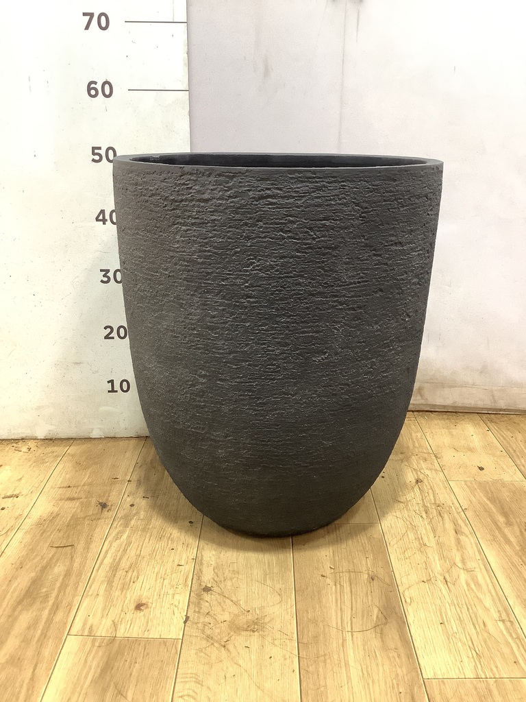 鉢カバー ビアスアルトエッグ 10号鉢用 ブラック #GREENPOT EB