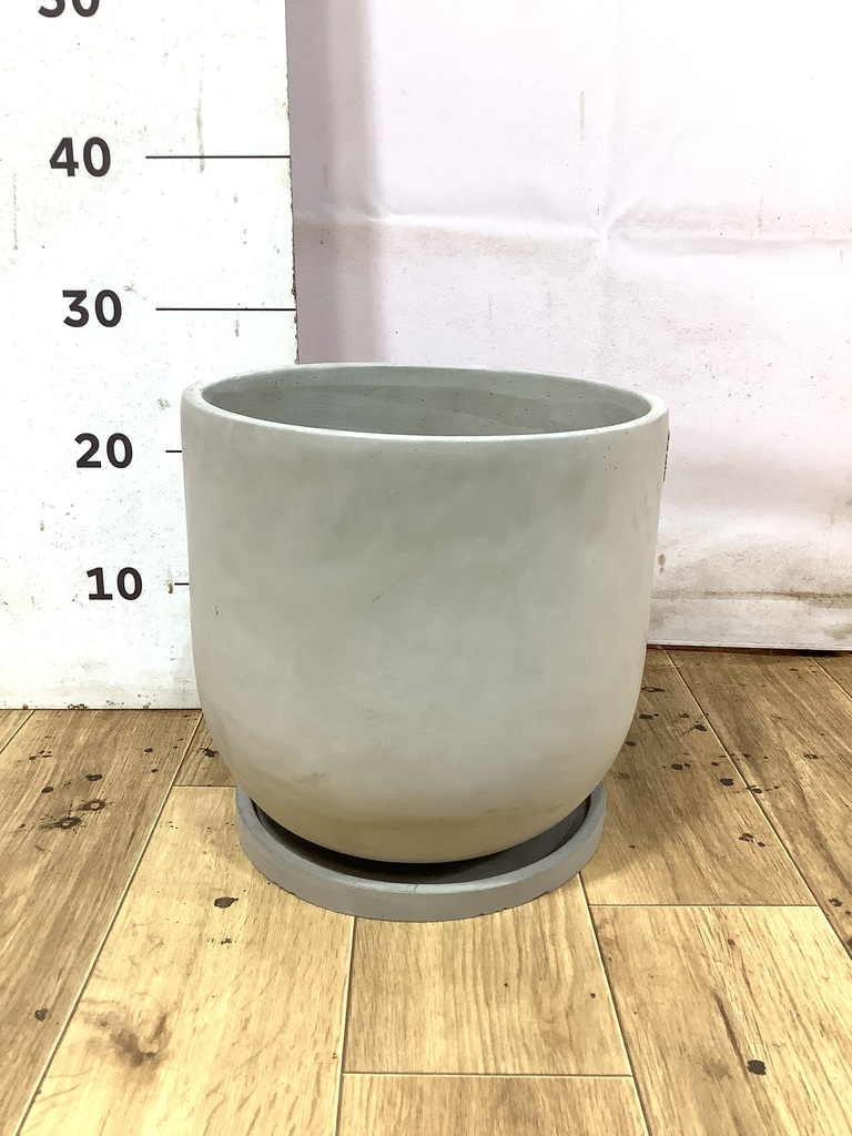 鉢カバー・植木鉢 セメント トラフポット 7号鉢用 #stem F0805 | 鉢