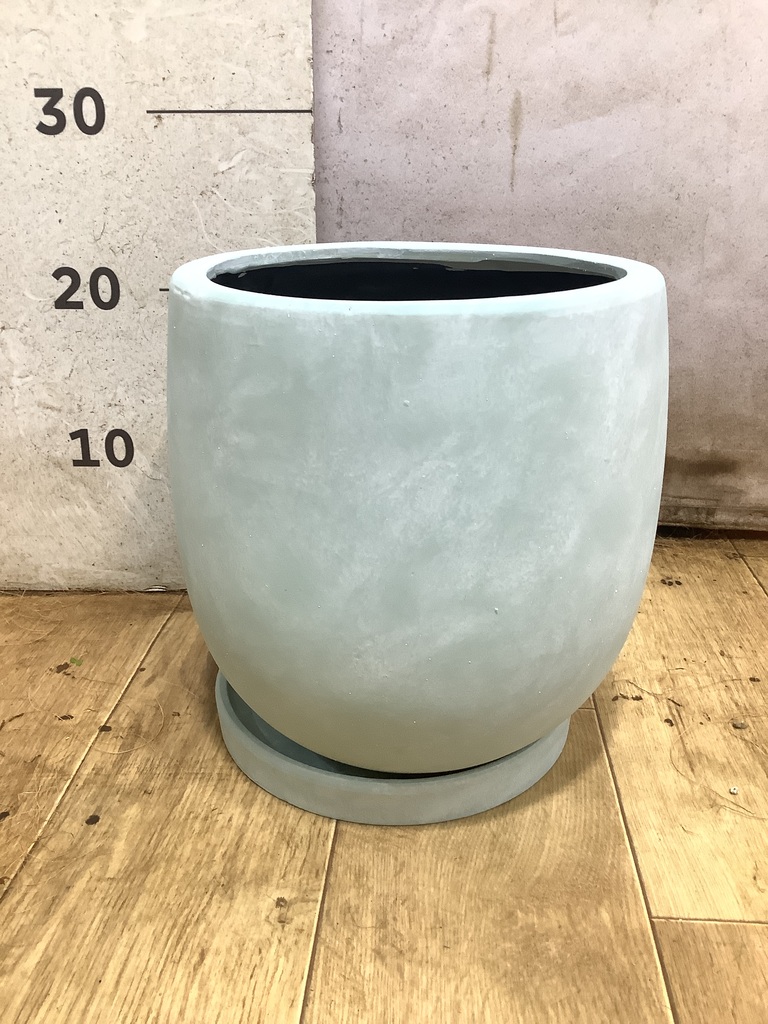 鉢カバー・植木鉢 アイルエッグ 5号鉢用 ライトブルー #GREENPOT YJ