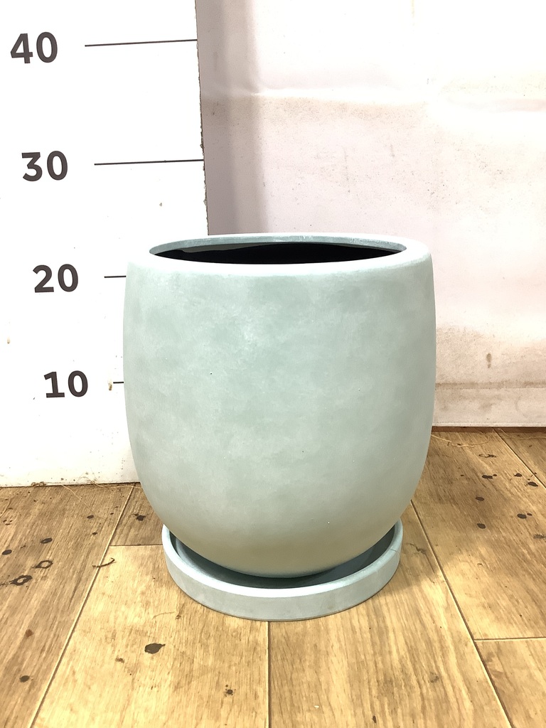鉢カバー・植木鉢 アイルエッグ 5号鉢用 ライトブルー #GREENPOT YJ